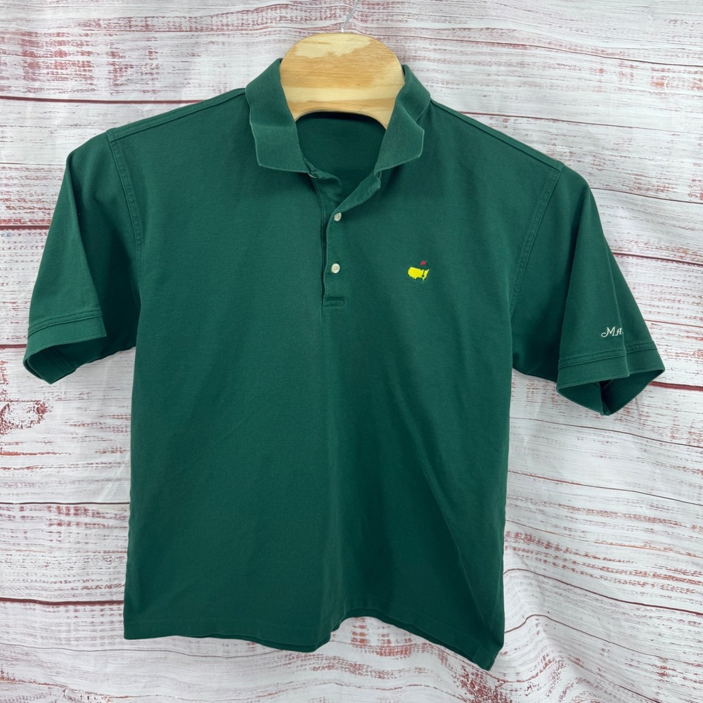 Masters Collection Polo Shirt Mens Large 60s Two-Ply Mercerized Cotton Golf